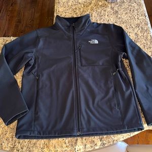 Men’s North Face jacket, Black, Large, only worn 2x’s